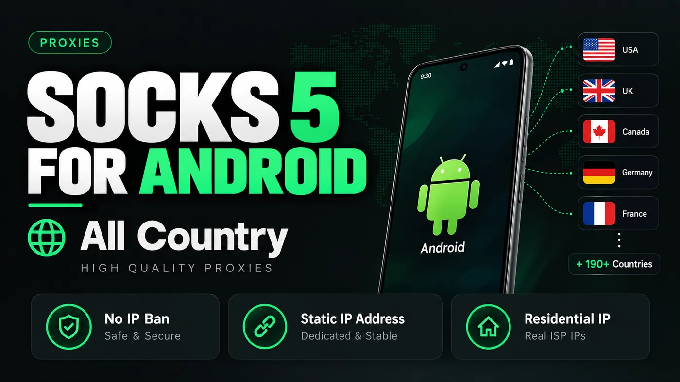 SOCKS5 Proxy for Android